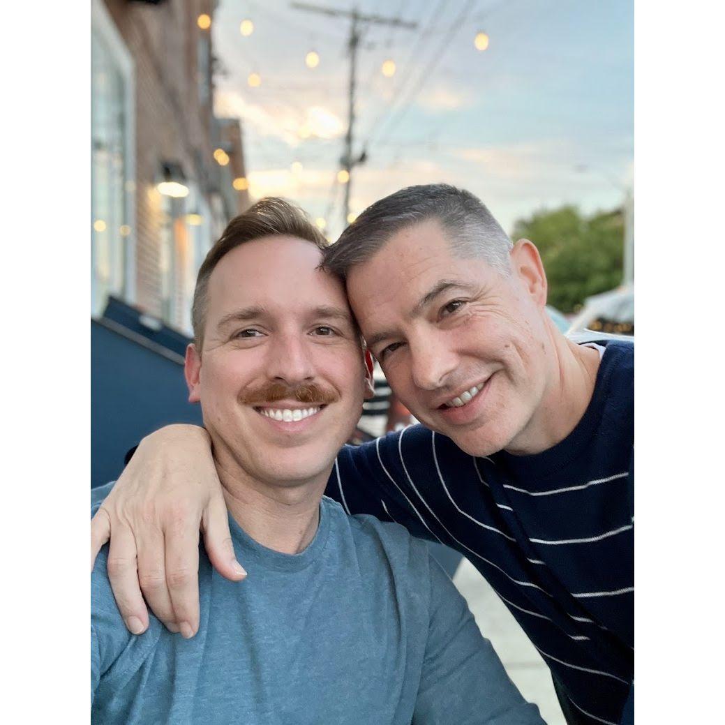 The evening moments before Russ proposed!