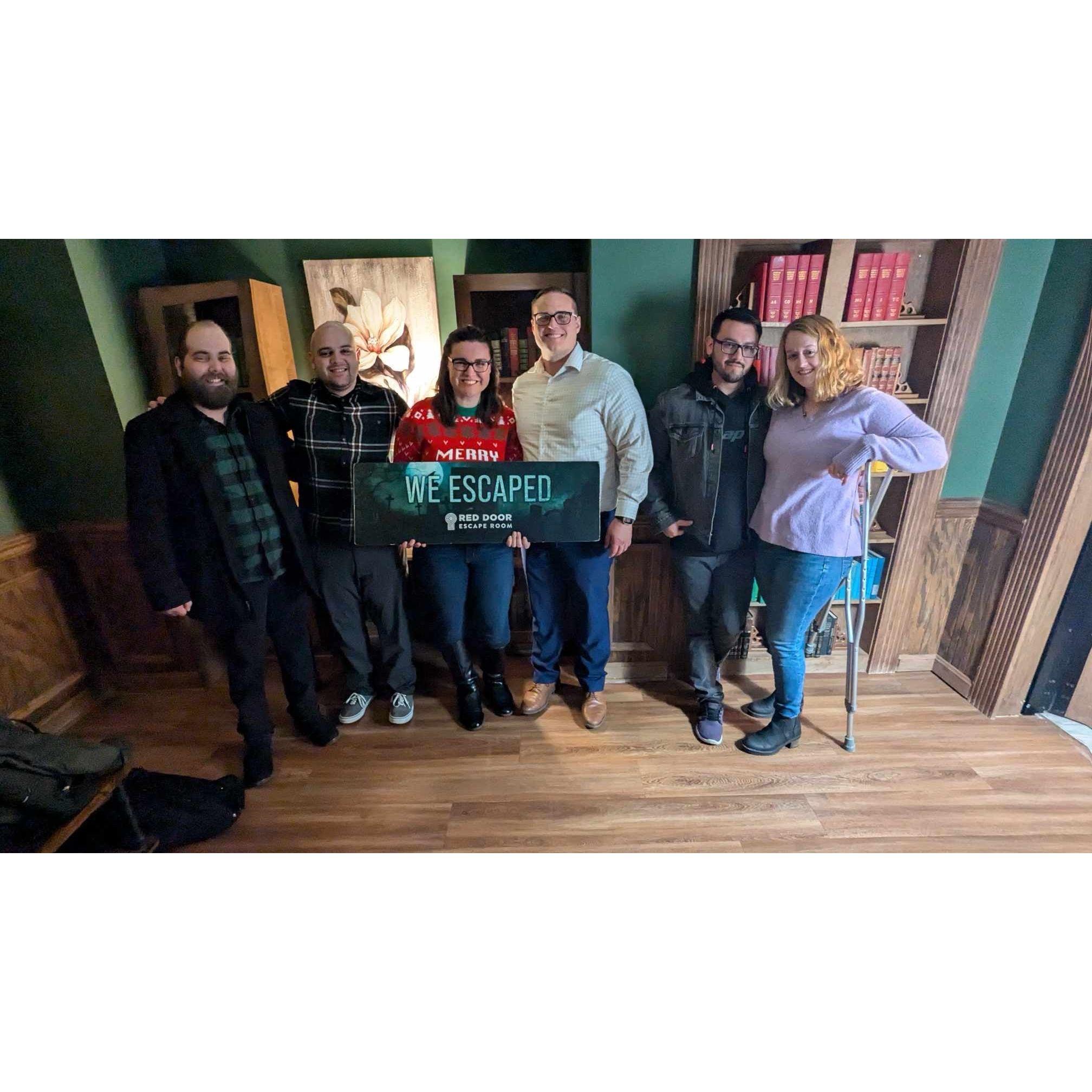 Escape Room with Nick and Thomas!