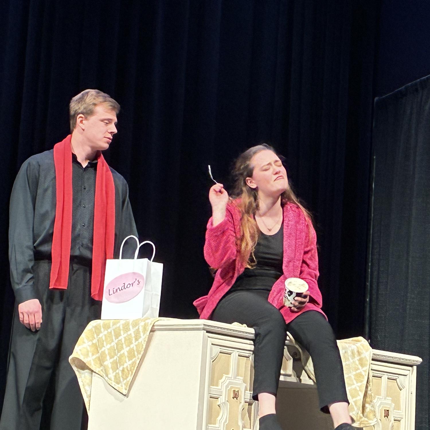 Performing together for Leiton's senior recital!