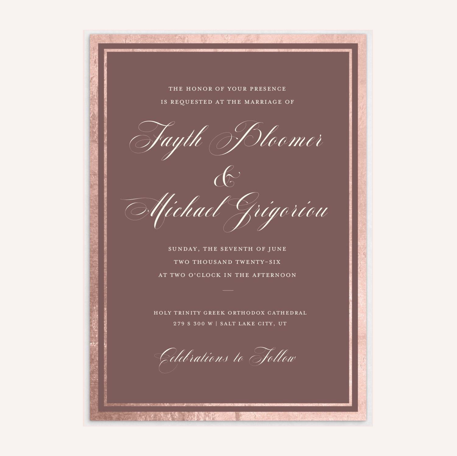 Wedding Invite