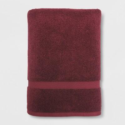 Soft Solid Bath Sheet Maroon - Opalhouse™
