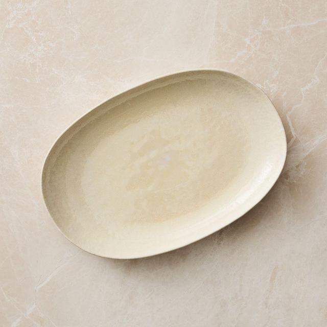 Oyku Oval Serving Platter, Natural