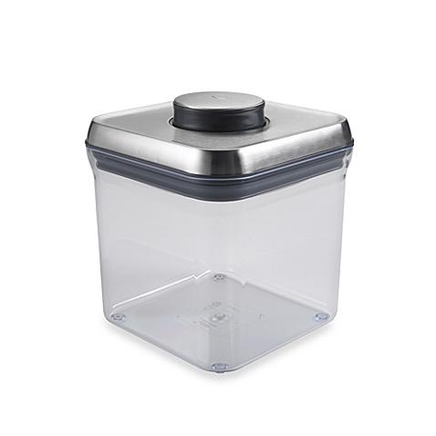 OXO SteeL® 2.4-Quart POP Square Food Storage Container