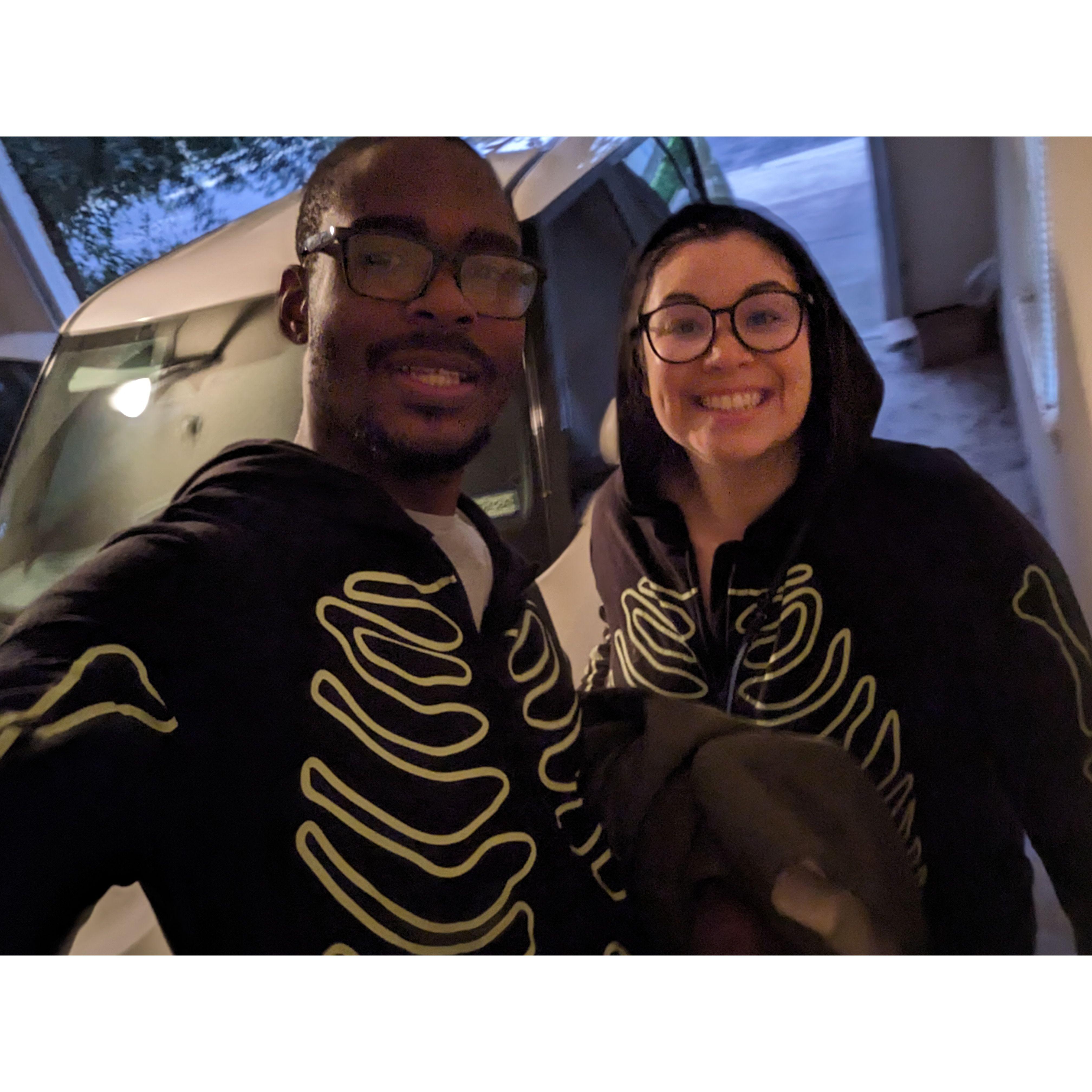 Couples Halloween Onsies
