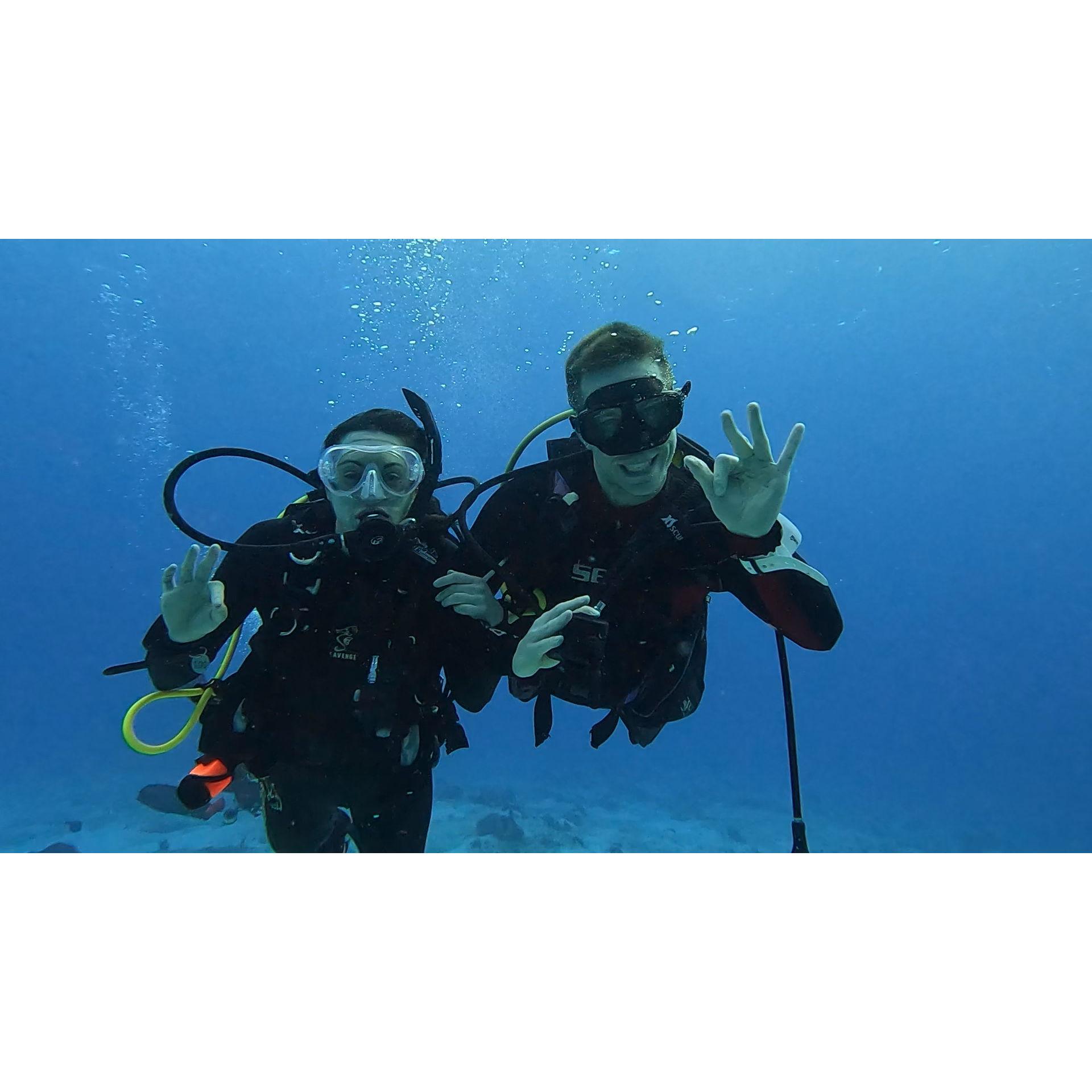 scuba diving in mexico