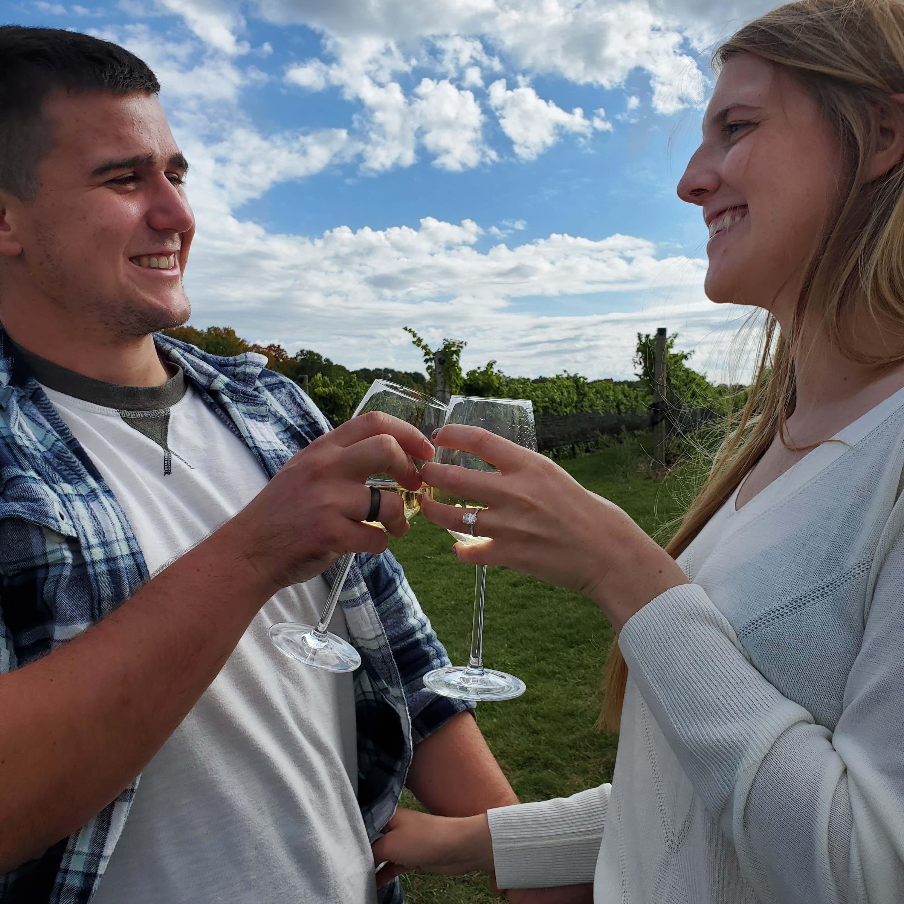 Winery where we got engaged!