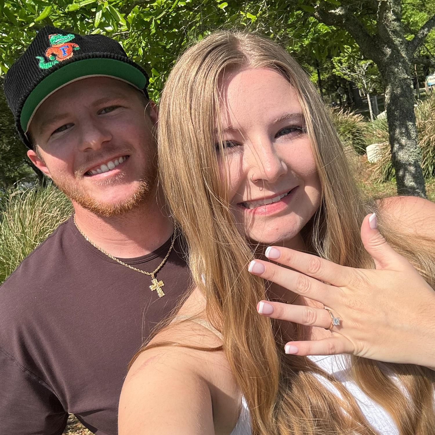 Our first photo engaged!