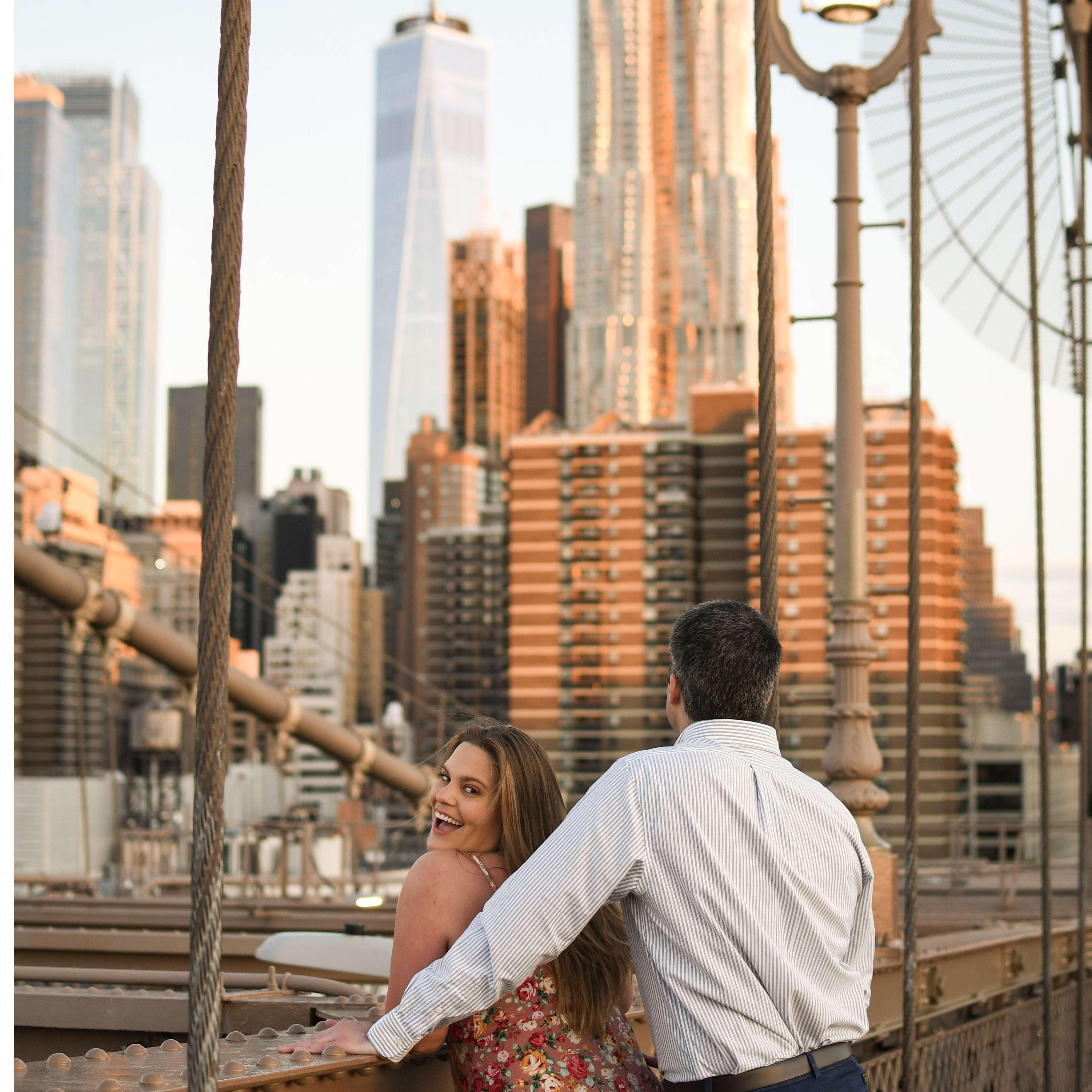 Brooklyn Bridge Engagement Shoot 6/18/22