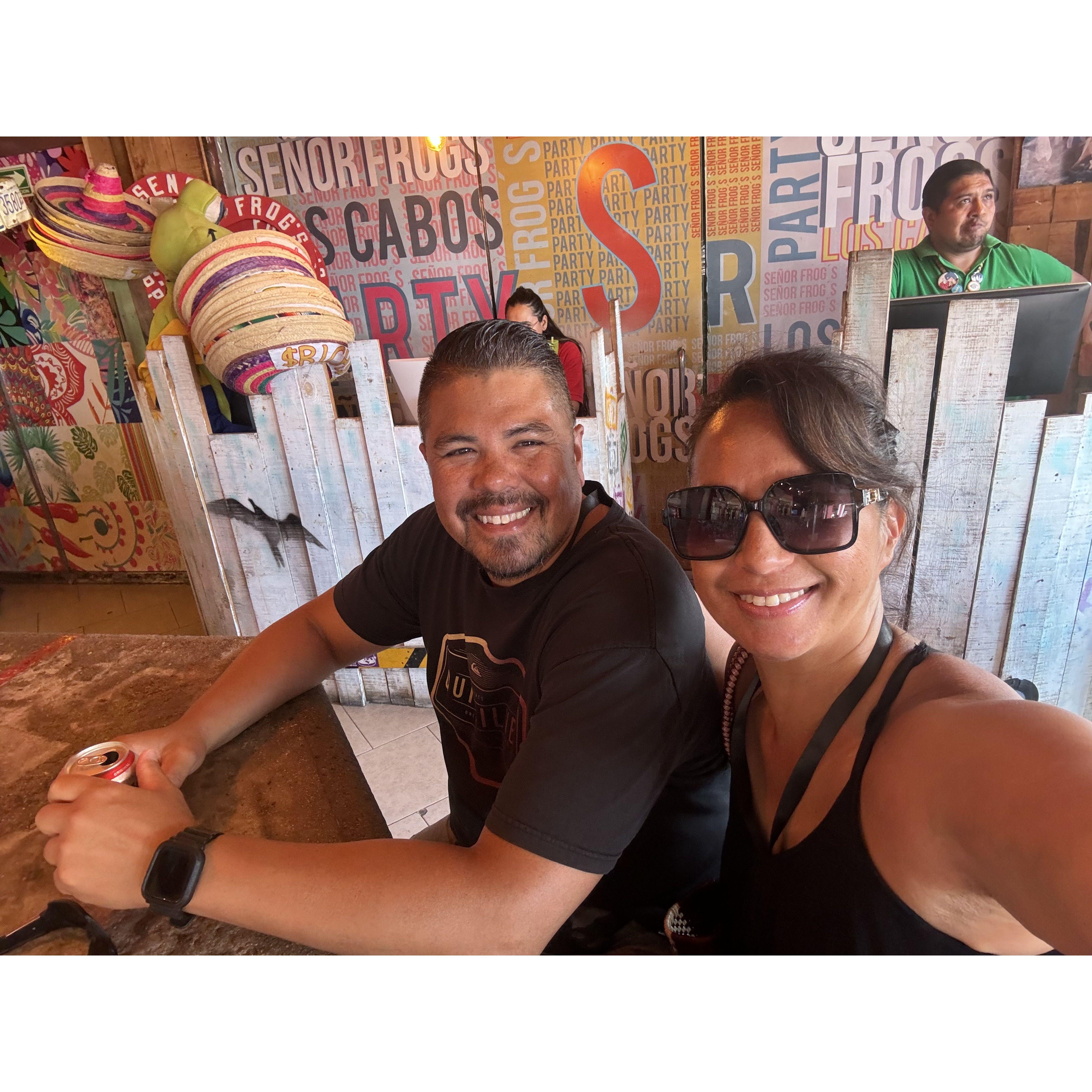 Birthday Cruise to Mexico...this was a bar in Cabo