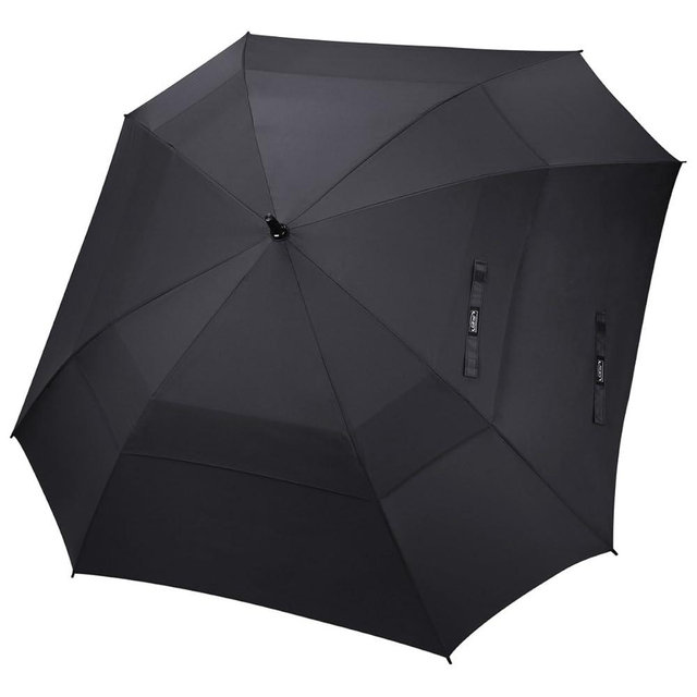 G4Free Extra Large Golf Umbrella 62/68 inch Square Vented Windproof Auto Open Double Canopy Oversized Stick Umbrella