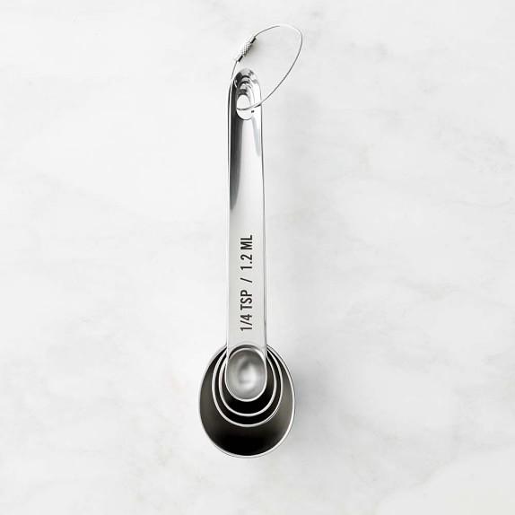 Williams Sonoma Stainless-Steel Standard Nesting Measuring Spoons