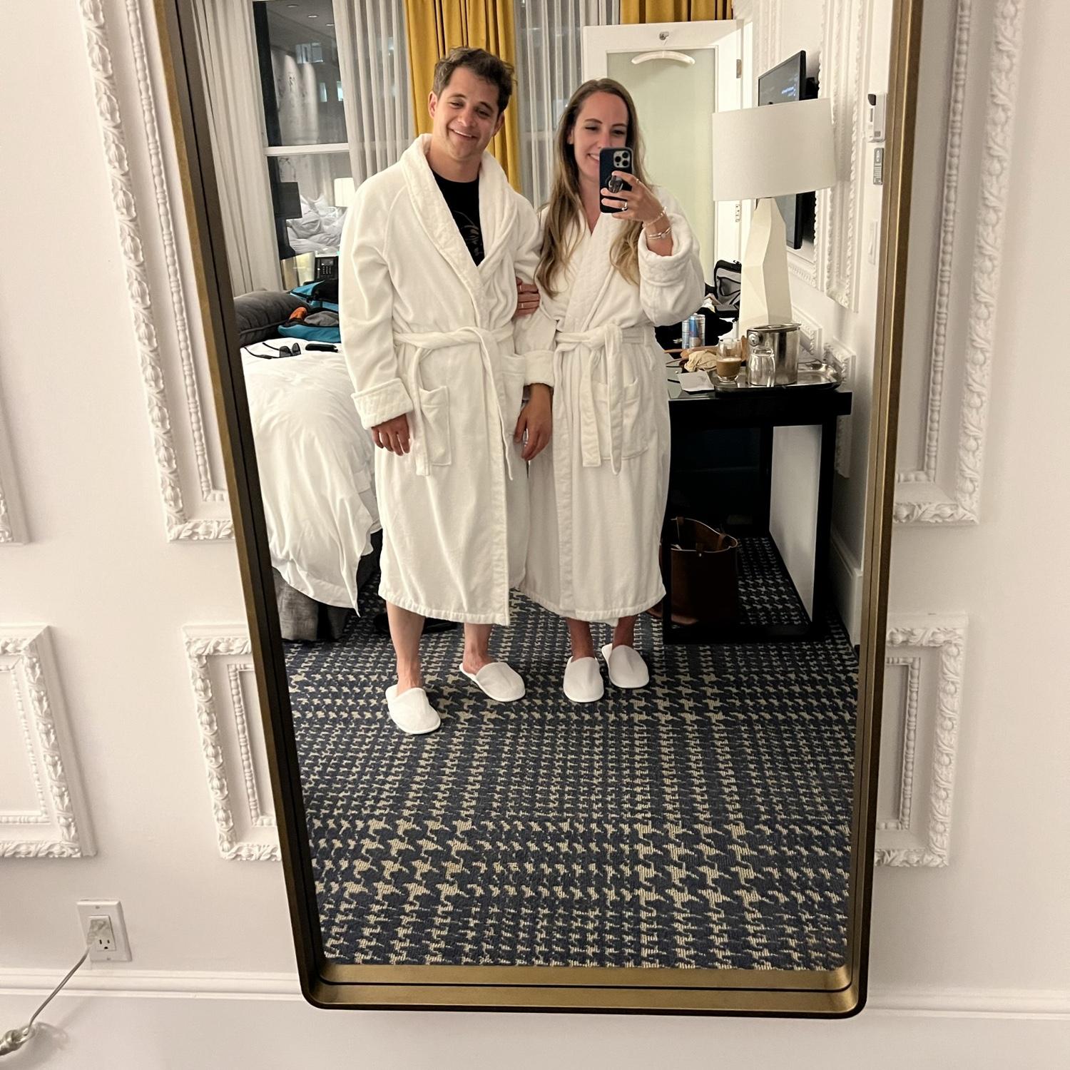 Enjoying a nice hotel in San Diego
