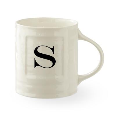 Monogram Mug, Black, S