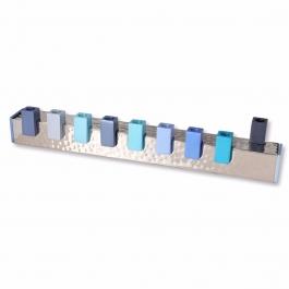 Yair Emanuel Bar Hanukkah Menorah - Choice of Colors