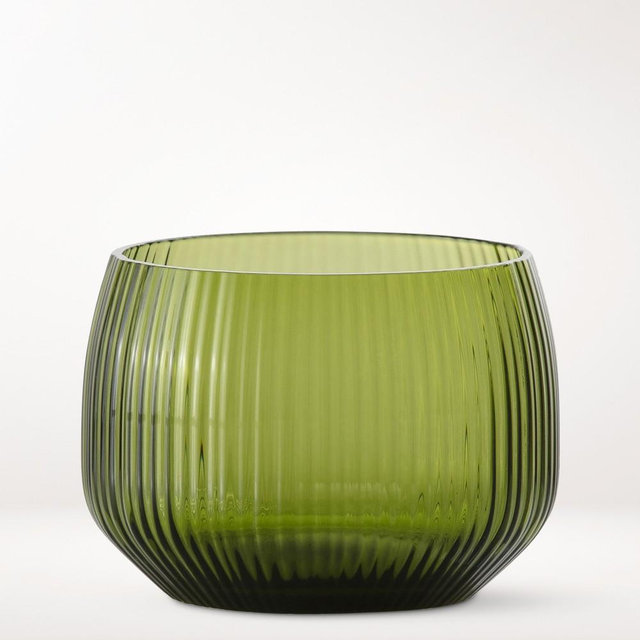 Fortessa Estiva Textured Short Tumblers, Set of 4, Green