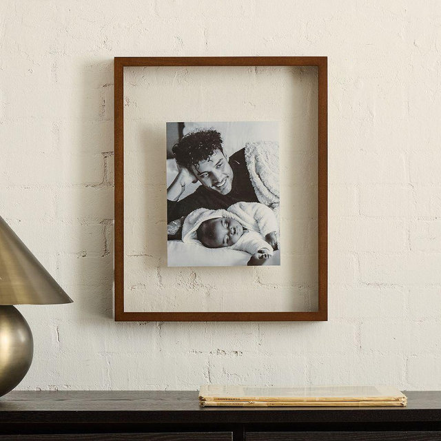 Floating Gallery Frames, Walnut, Wood, 16X20