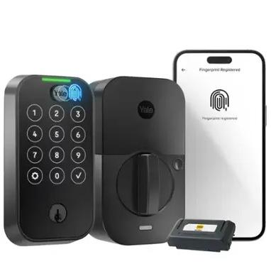 Yale - Assure Lock 2 - Smart Lock Wi-Fi Deadbolt with Touchscreen Keypad | Fingerprint Access - Black Suede