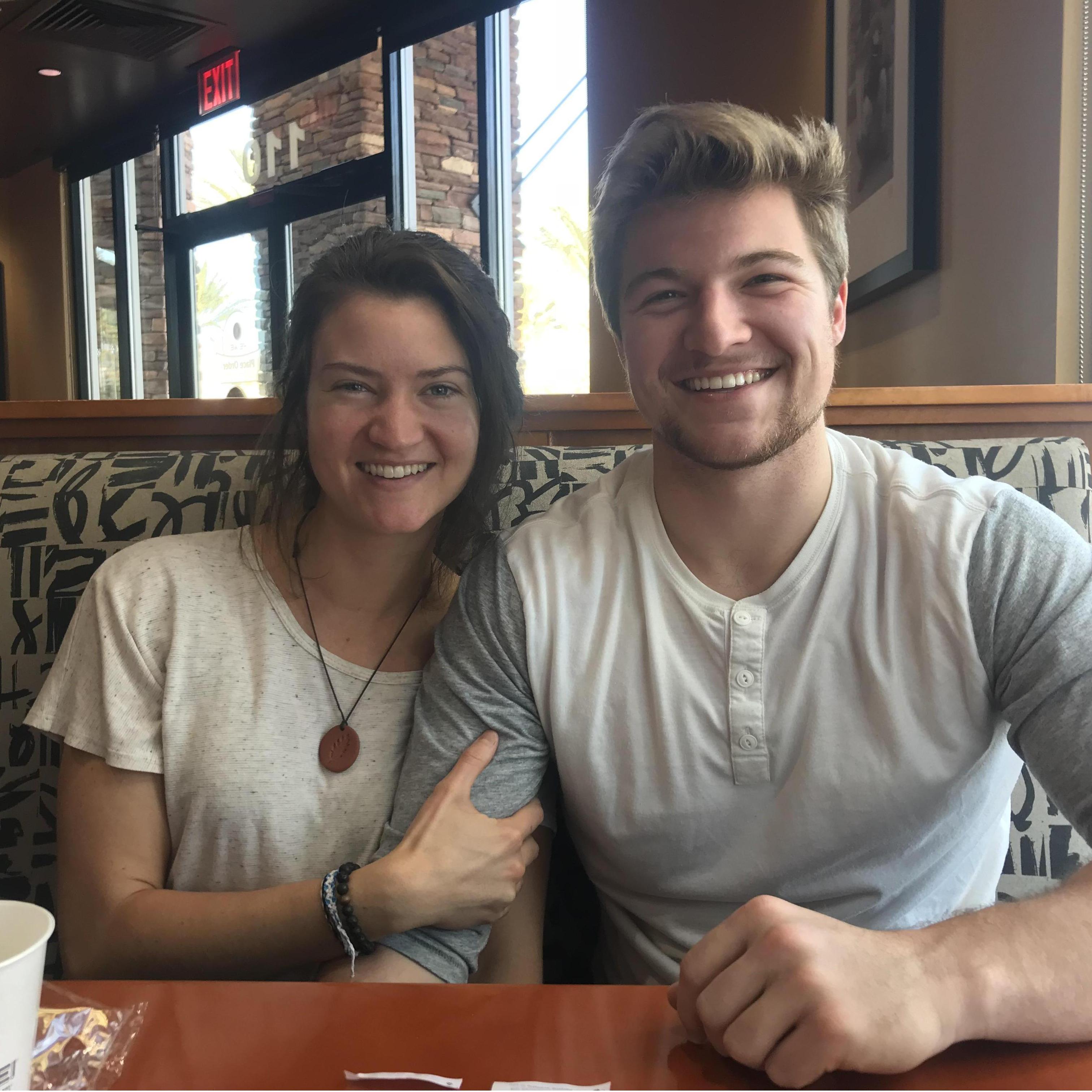 Double date lunch with Grandma and Grandpa Lemmon. Las Vegas Nov 2018