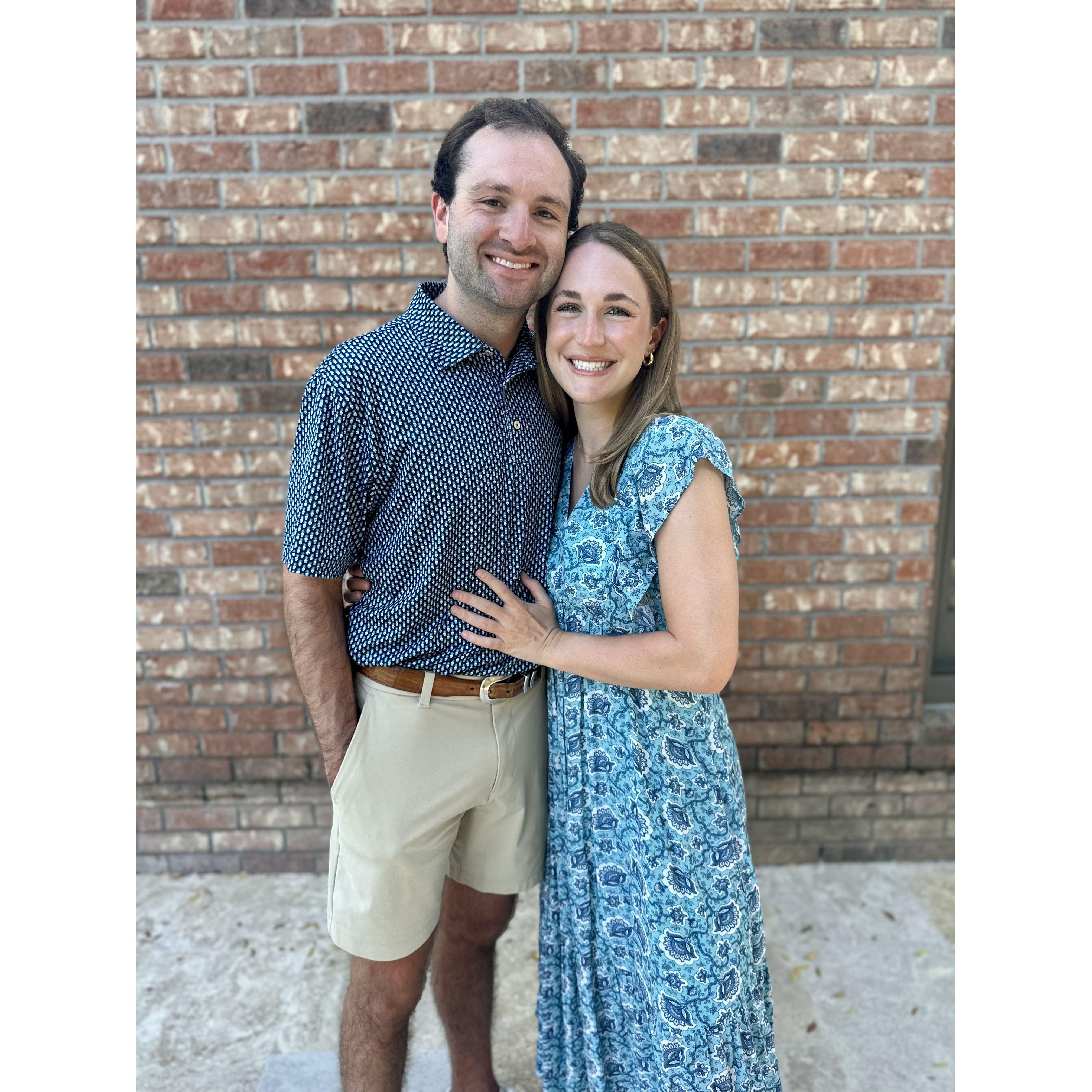 Dan asked my parents for my hand in marriage on this trip to Slidell!