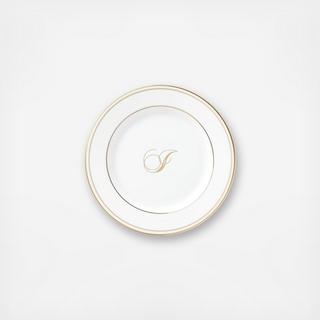 Federal Gold Script Tidbit Plate