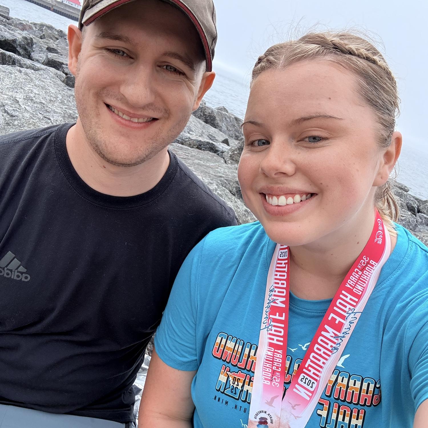 After Symantha’s half marathon-MN