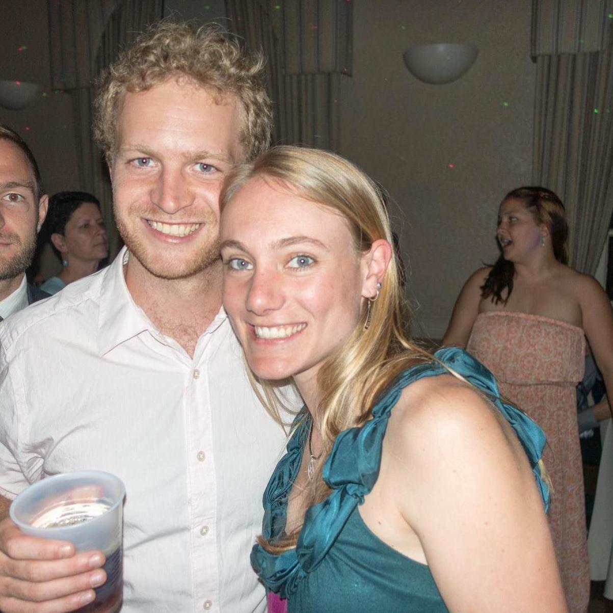 James and Caitlin's wedding, a long long time ago