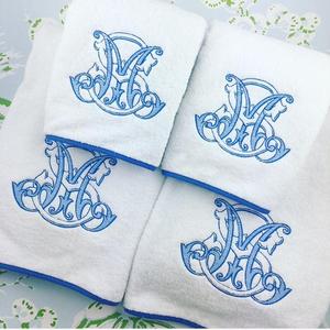 Hempstead Thread Monogram Bath Linens
