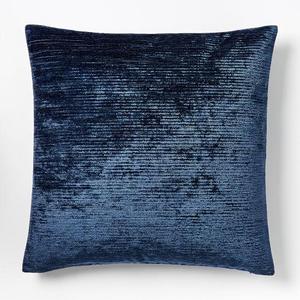 Ribbed Shine Pillow Cover - Midnight