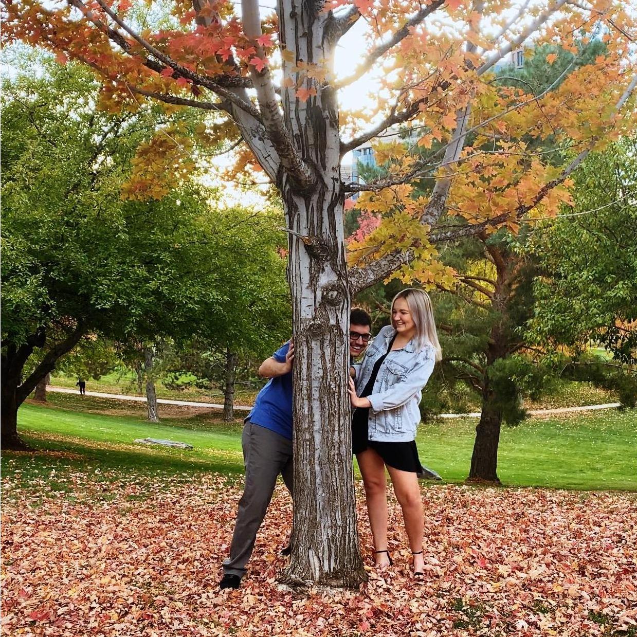 The spot where we would later get engaged!