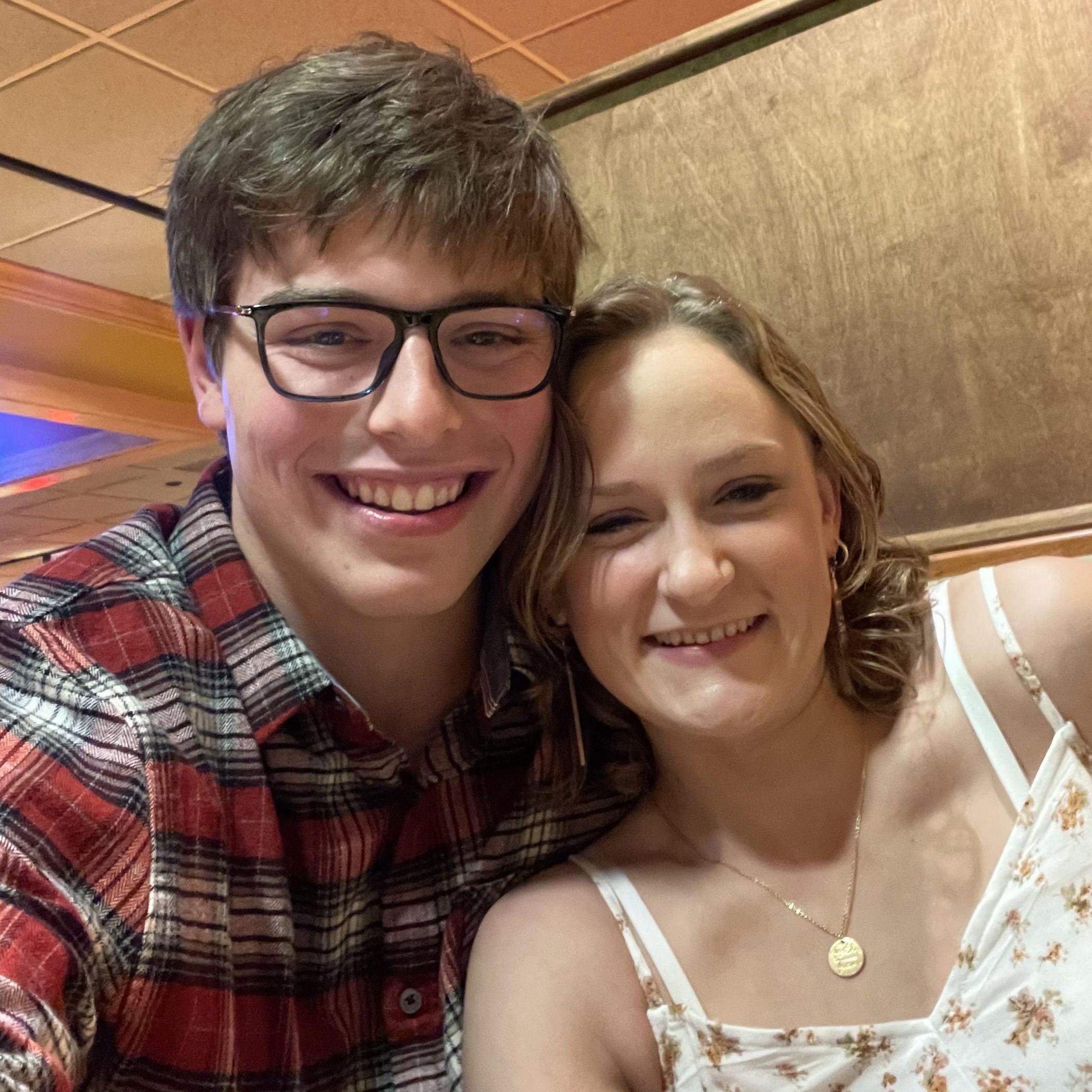 This was from our "Fancy like Applebee's on a date night..." re-creation. Gotta keep it fun.