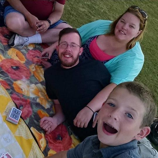 Hanging out at the Beach in Virginia with the Greene family.