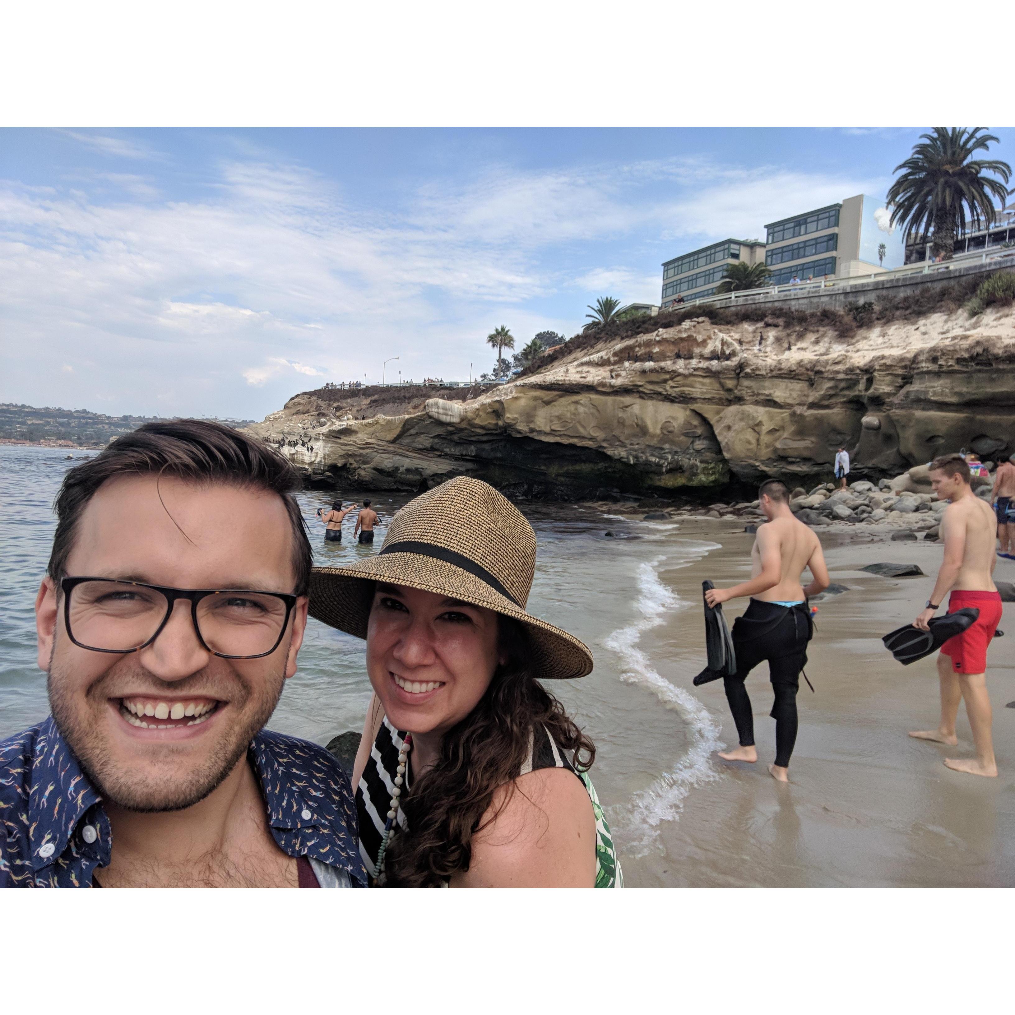 San Diego coast