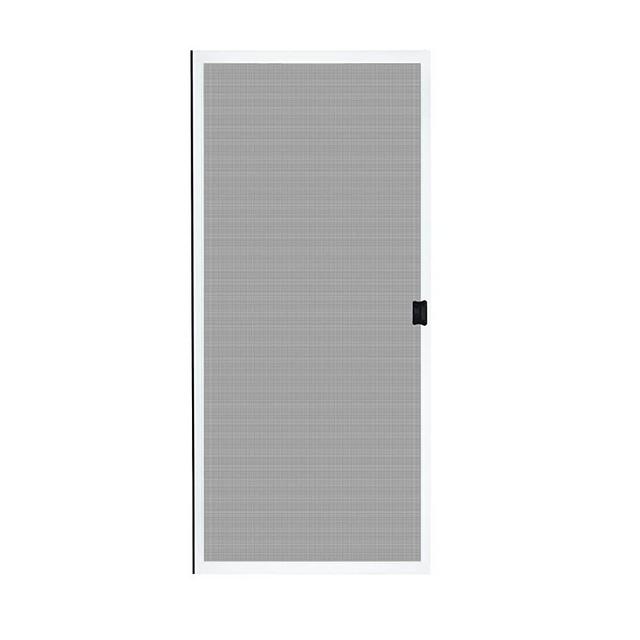 K.D. Standard Aluminum Sliding Patio Screen Door Kit 36" x 80" (White) 1-7/8" Frame Mosquito Proof for Patio Backyard Kitchen and Bedroom