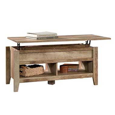 Sauder Dakota Pass Lift-Top Coffee Table, Craftsman Oak finish