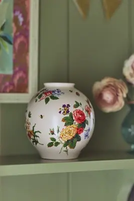 Camille Floral Ceramic Vase