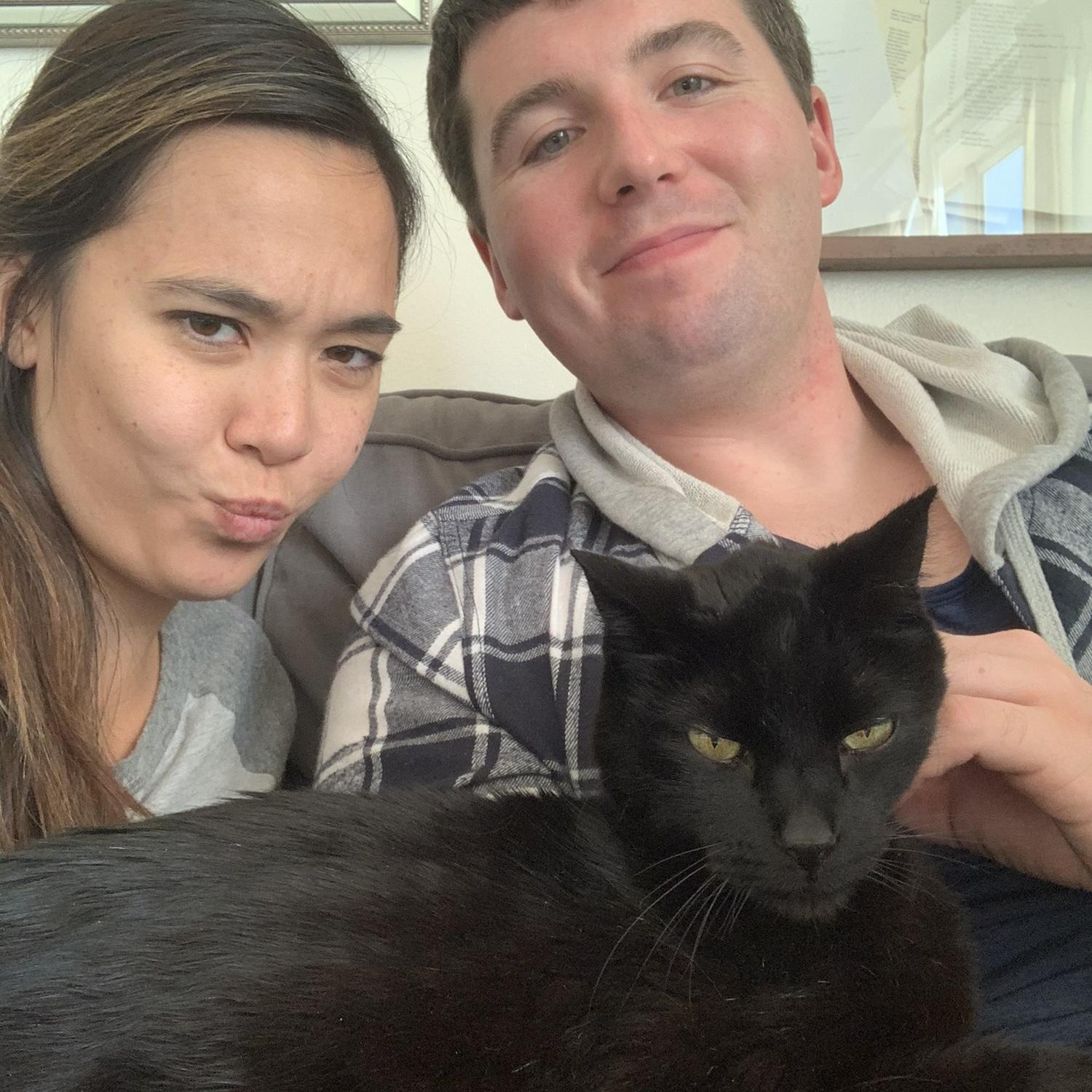 Our first photo together