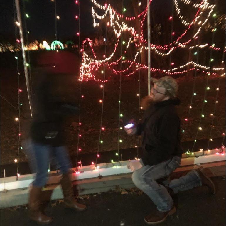 Obviously he's proposing.