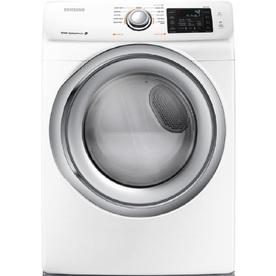 Samsung 7.5-cu ft Stackable Electric Dryer (White)