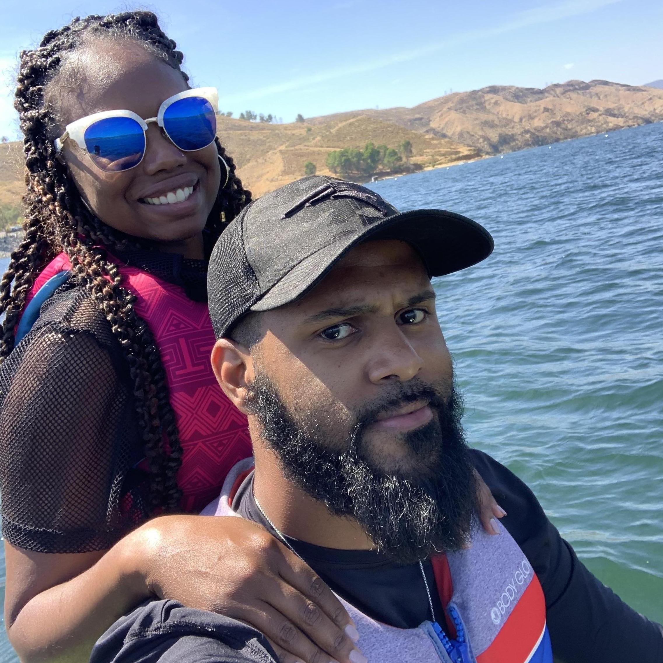 Our first jet ski adventure.
