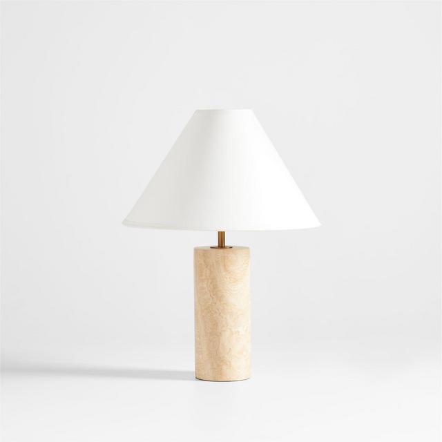 Navagio Travertine Table Lamp