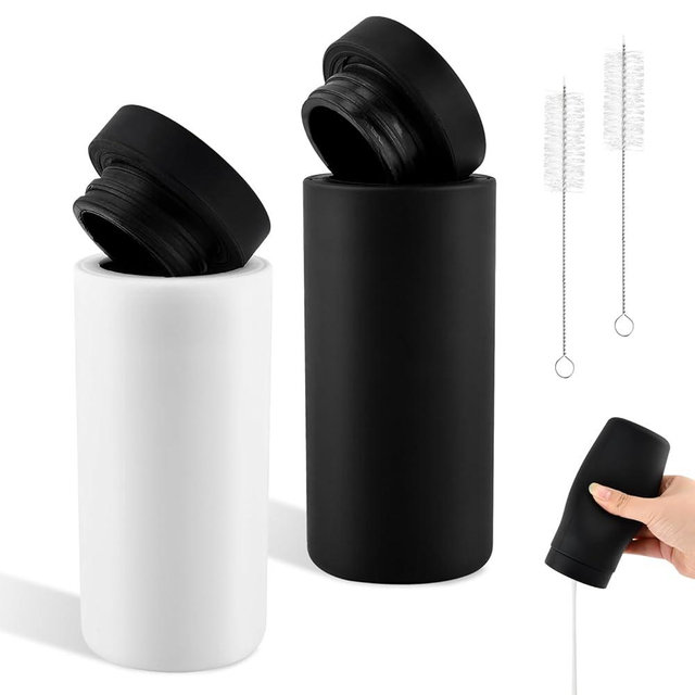 Silicone Dishwashing Soap Dispenser, Refillable Leakproof Dish Detergent Dishwashing Liquid Dispenser, Dish Soap Silicone Squeeze Bottle for Kitchen and Bathroom