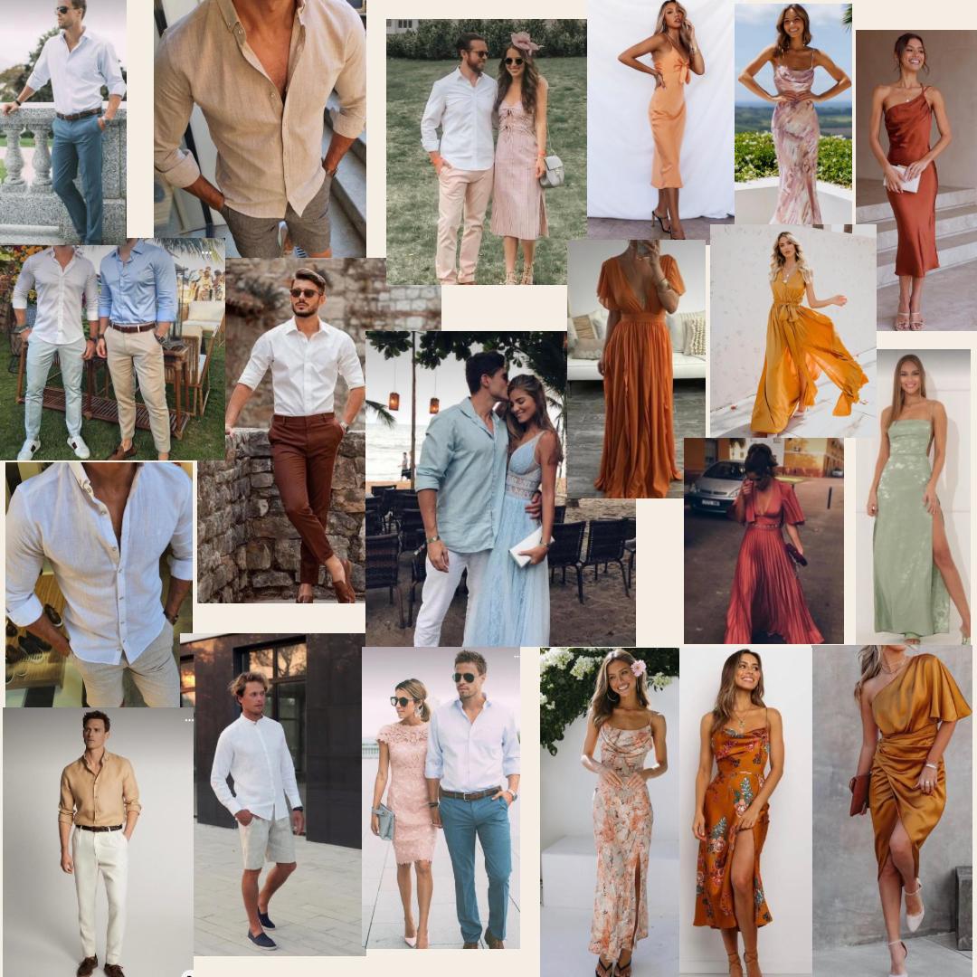 Examples of formal/semi formal attire (Wedding)