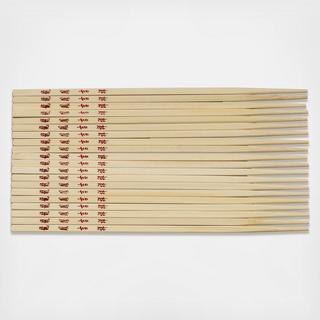 10-Pair Reusable Burnished Chopsticks