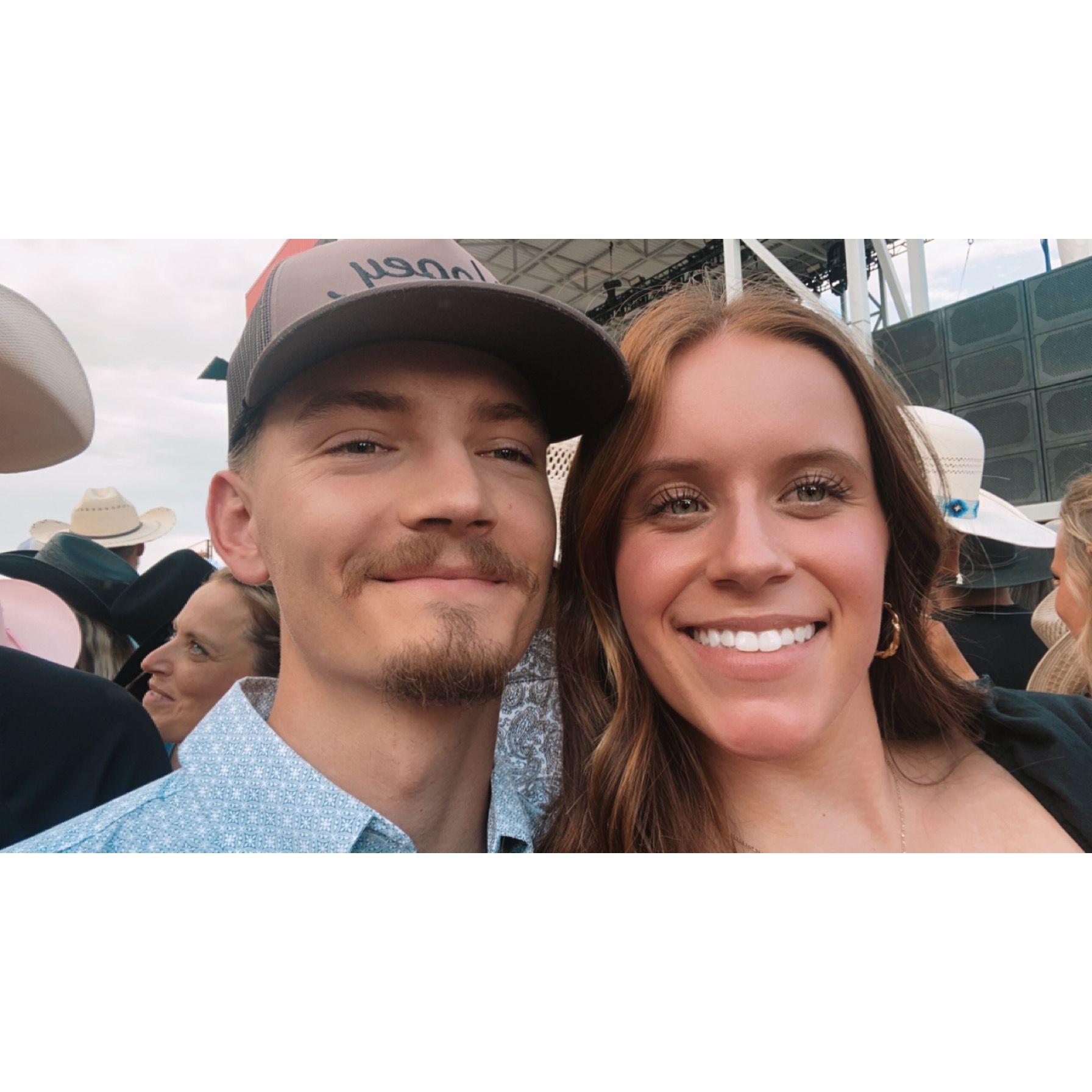 Our first concert! Cody Johnson at Cheyenne Frontier Days