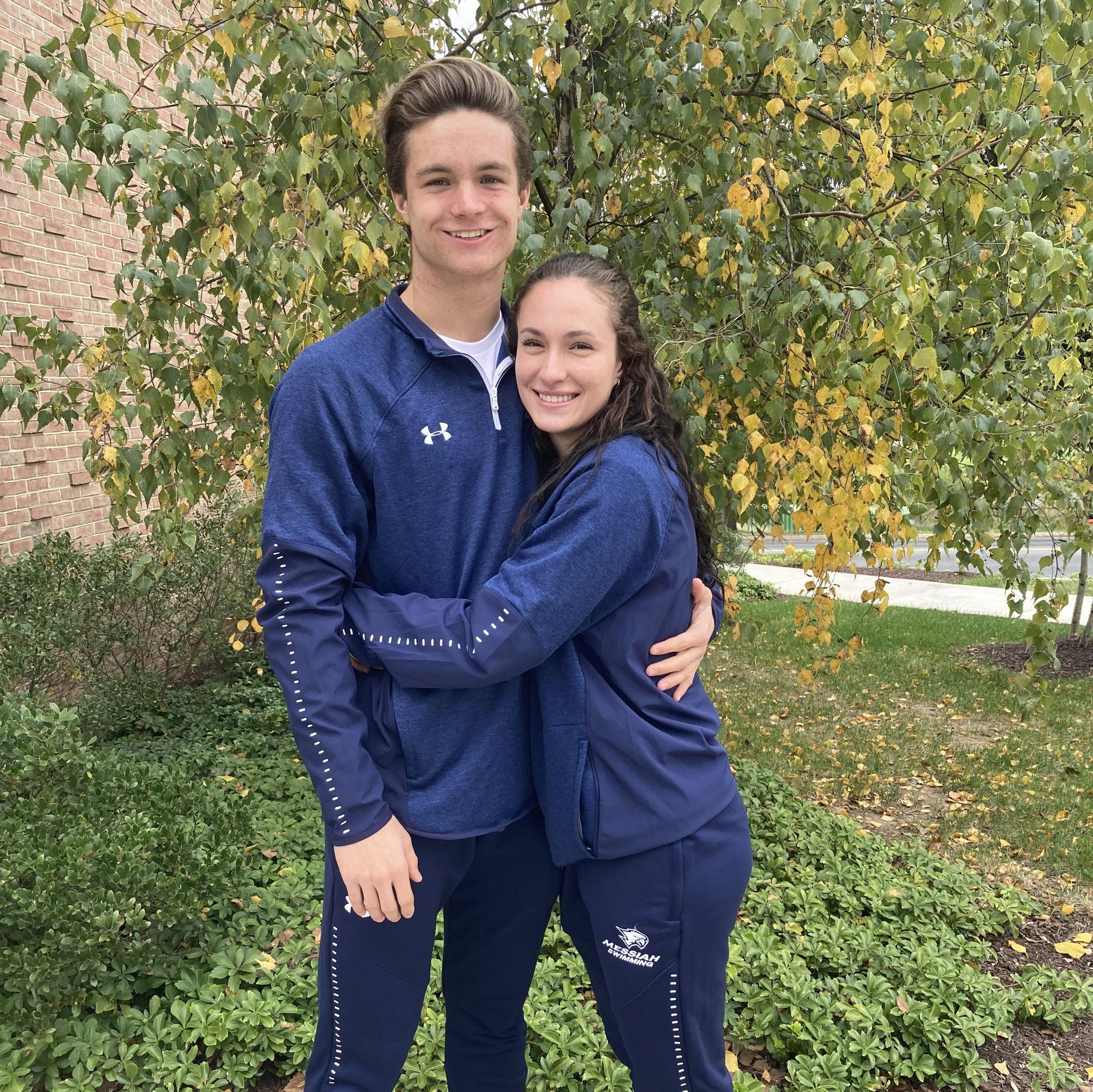 We met on Messiah's swim team in August of 2022 and started dating on October 6th, 2022.