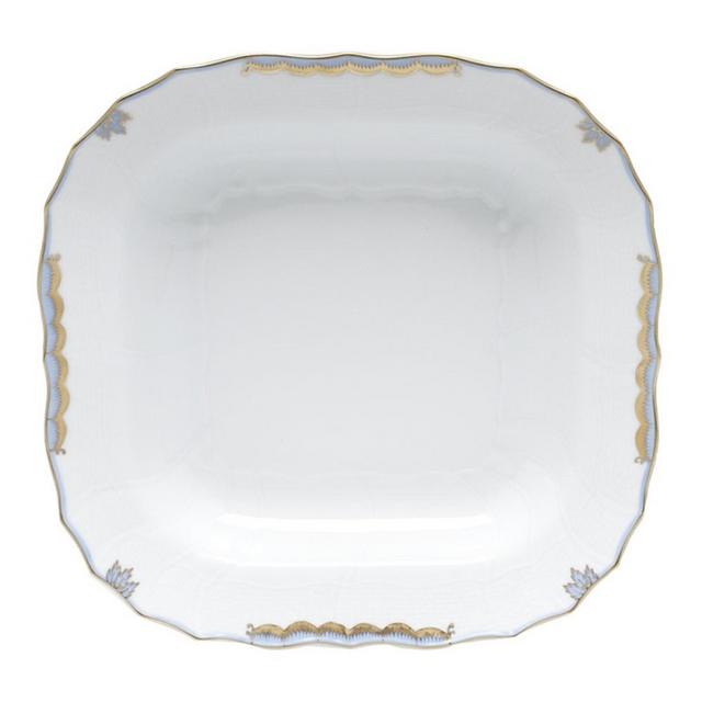 Herend Princess Victoria Light Blue Square Fruit Dish