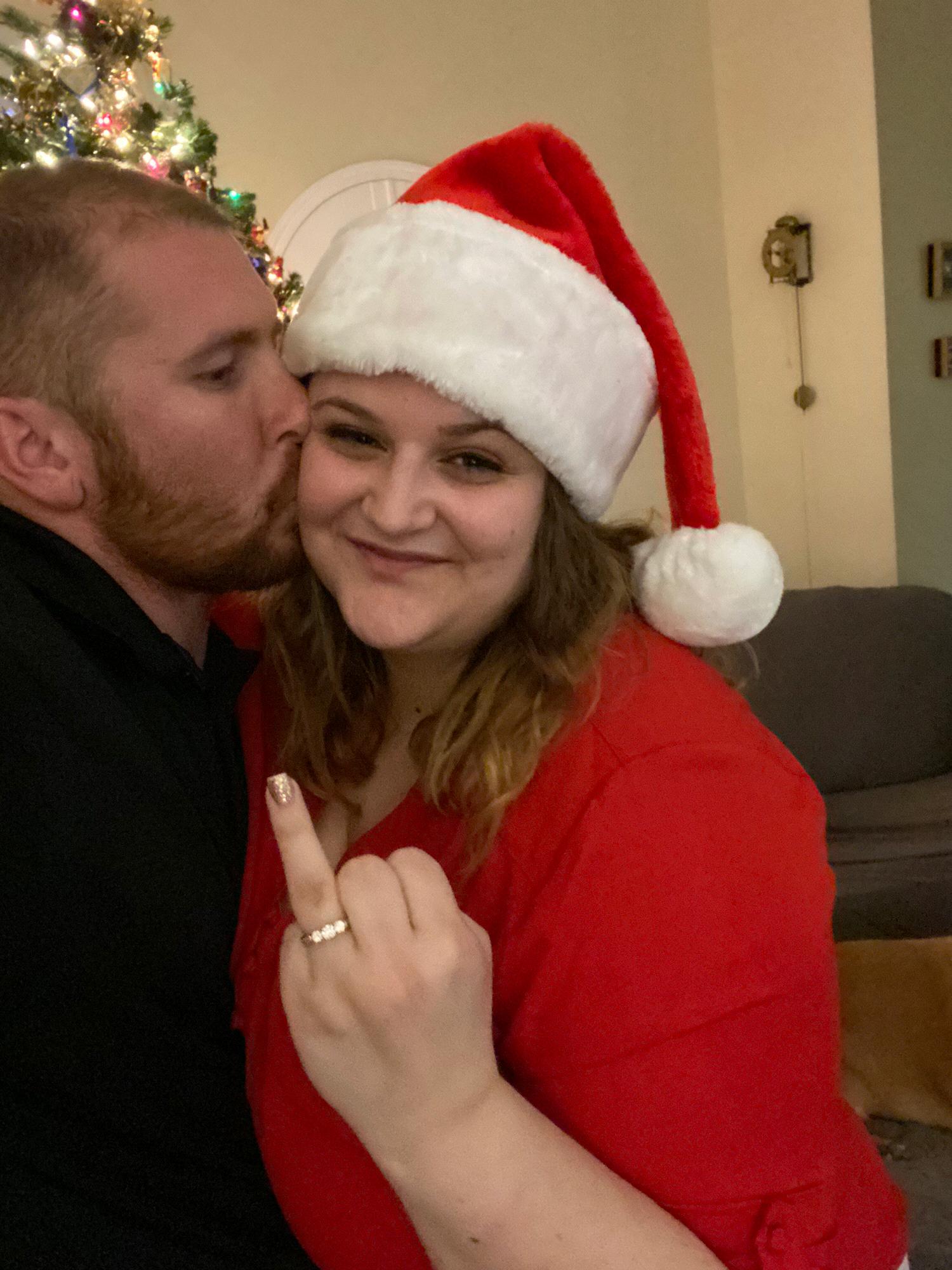 He popped the question! 12.24.2019