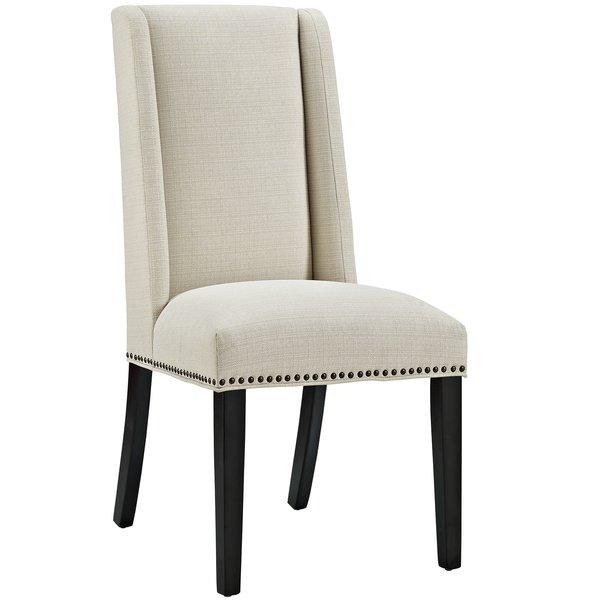 Florinda Wood Leg Upholstered Dining Chair - Gray