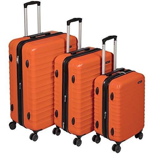 AmazonBasics Hardside Spinner Suitcase Luggage with Wheels