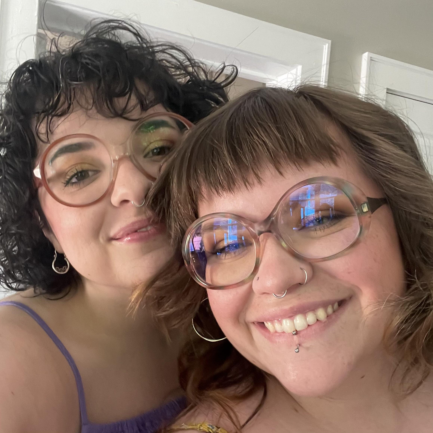 Selfie before Sophie's Dad and Sarah's wedding